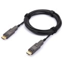 Detachable DisplayPort 1.4 AOC, Type D to Type D, Hybrid 32.4Gbps 8K60 DP 1.4 Active Optical Cable