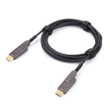 Detachable HDMI 2.0 AOC, Type D-D, Hybrid 18Gbps 4K60 HDMI 2.0 Active Optical Cable