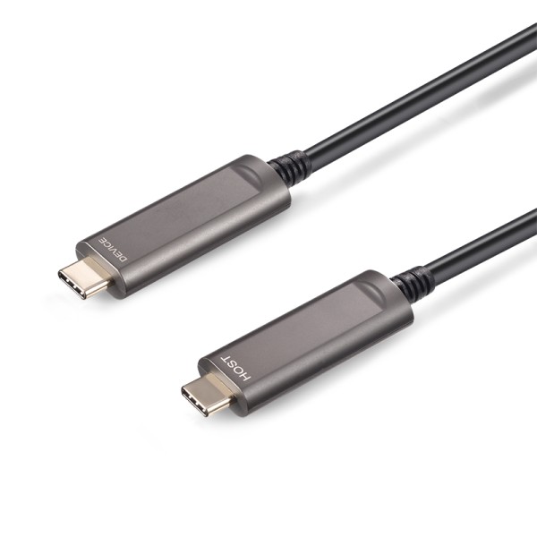 USB 3.1 AOC, Type-C to Type-C, Hybrid 10Gbps USB 3.1 GEN 2 Active Optical Cable