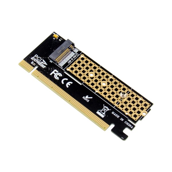 PCIe x16 to M.2 M-key NVMe SSD Adapter