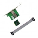 M.2 A+E 1-port Open SFP Gigabit Ethernet Network Adapter with Intel WGI210AS Chip