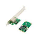 Mini PCI Express 1-port RJ45 Gigabit Ethernet Network Adapter with Realtek RTL8111F Chip