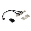 Mini PCI Express 2-port RJ45 Gigabit Ethernet Network Adapter with Intel 82583V Chip