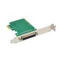 PCIe x1 1-port DB25 LPT Printer Parallel Adapter Card with WCH CH382L Chipset