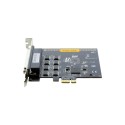 PCIe x1 XR17V358 8-port RS232 Serial Adapter Card with DB62 to DB9 Breakout Cable