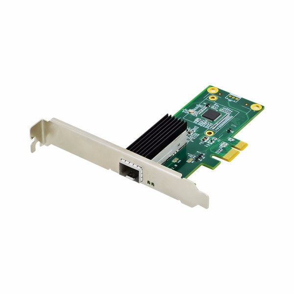 PCIe x1 Single SFP Port Intel WGI210AS Chipset Gigabit Ethernet Network Adapter