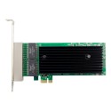 PCIe x1 4-port RJ45 Intel JL82576EB Chipset Gigabit Ethernet Network Interface Card