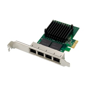 PCIe x1 4-port RJ45 ...