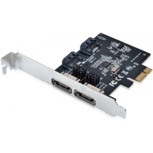 PCIe 1.0 x1 2-ch SAT...