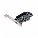 PCIe 1.0 x1 1-port eSATA & 1-port SATA II 3 Gbps & 1-port PATA Combo Controller Card