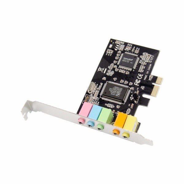 PCIe x1 5.1 Channel Surround Sound card