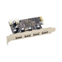 PCIe x1 4-port USB 2.0 Type-A USB Host Card