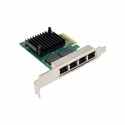 PCIe x4 4-port RJ45 Intel NHI350AM4 Chipset Gigabit Ethernet Network Interface Card