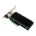 PCIe x8 2-port RJ45 10GBASE-T Ethernet Network Card with Intel X540 Chip