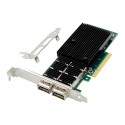 PCIe x8 Dual QSFP+ Port 40GbE Network Card with Intel XL710 Chip