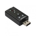 USB 2.0 Virtual 7.1 CH Stereo Sound Adapter - External Audio Card