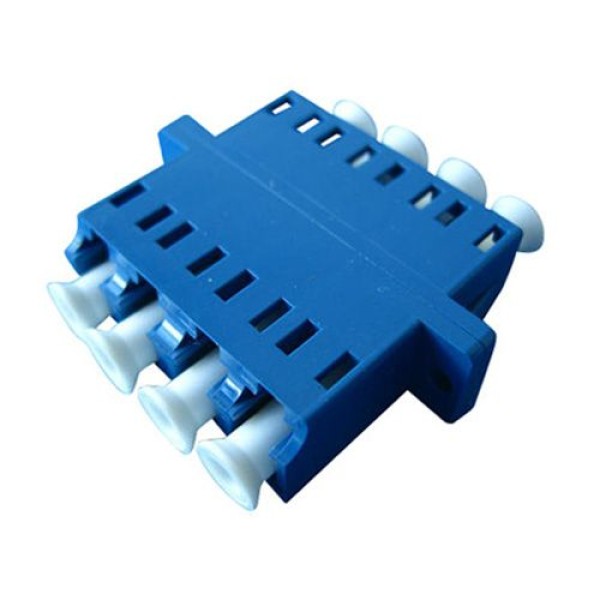 LC Quad Plastic Fiber Optic Adapter