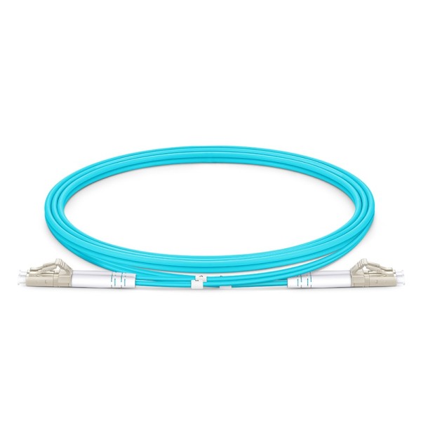 Armored Duplex OM3 50/125 Multimode Fiber Optic Patch Cable