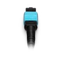 Multimode MPO-12 (Female) to MPO-12 (Female) Trunk Cable (12 Fiber, 50/125 OM4, Type B, LSZH)