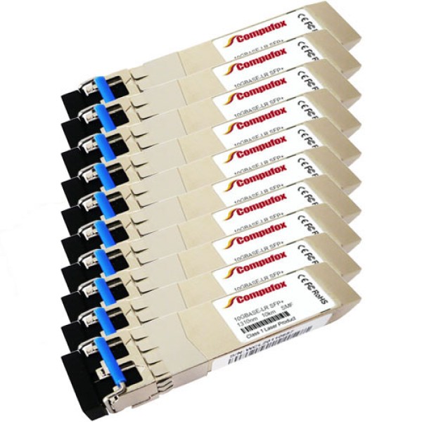 10PK-SFP-10G-SM13-10KM - 10 Pack - 10GBase-LR SFP+ Transceiver (SMF, 1310nm, 10km, LC, DOM)