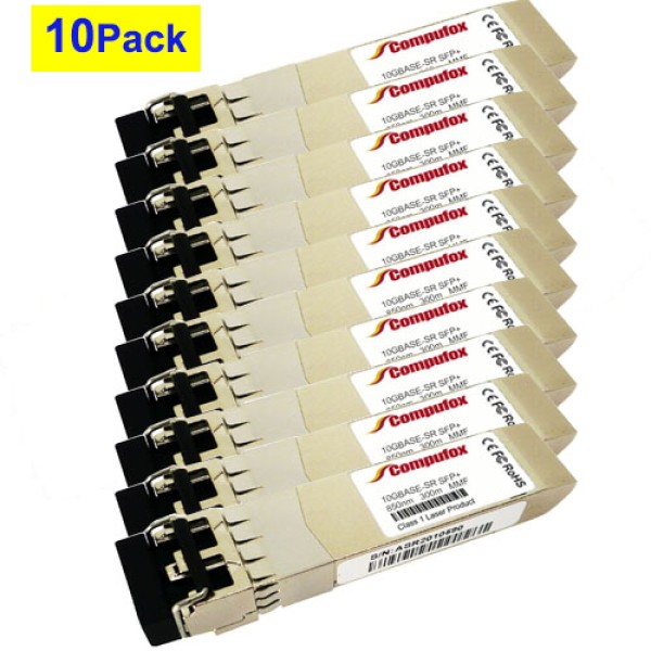 10 Pack AXM761 Compatible 10GBASE-SR SFP+ Transceiver for Netgear Switch AV Line M4250-10G2XF-PoE+ (GSM4212PX)