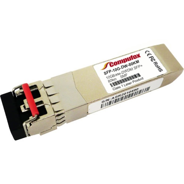 SFP-10G-DWDM-80KM - 10GBase-DWDM SFP+ Transceiver (SMF, C17-C61, 80km, LC, DOM)