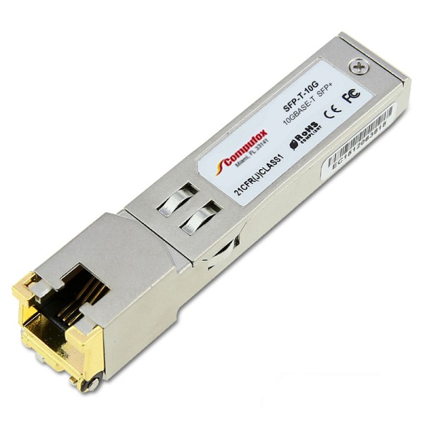 SFP-T-10G - 10GBASE-T SFP+ Transceiver (Copper, 30m, RJ-45)