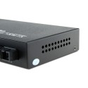 Dual Fiber 10/100Base-TX to 100Base-FX Fast Ethernet Standalone Fiber Media Converter, 2-port Fiber & 4-port RJ45, 1310nm Multimode, 2km