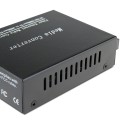 Dual Fiber 10/100/1000Base-TX to 1000Base-LX Gigabit Ethernet Standalone Fiber Media Converter, 1-port Fiber & 1-port RJ45, 1310nm Multimode, 2km